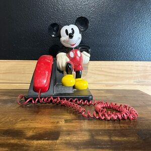 Vintage Disney Mickey Mouse Phone